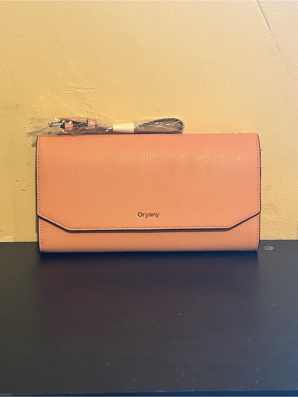 ORYANY Baby Pink Genuine Leather Mandy Crossbody With Passport Holder NWTS